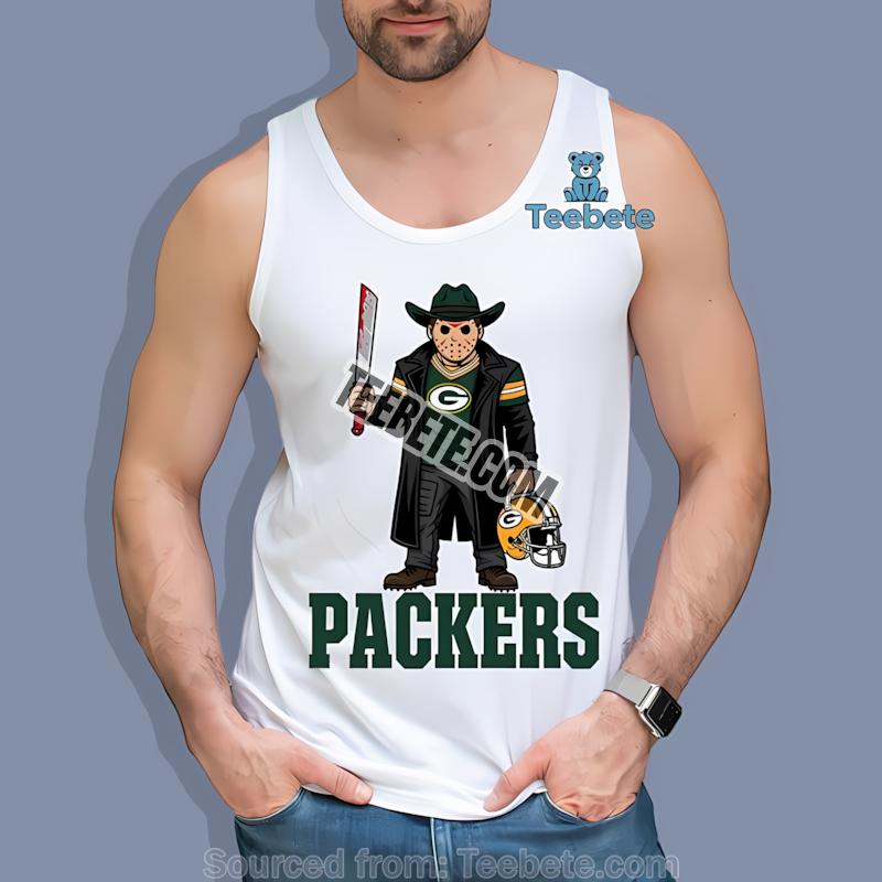Green Bay Packers Jason Voorhees Halloween Statement Tanktop Green Bay Packers Jason Voorhees Halloween Statement Tanktop