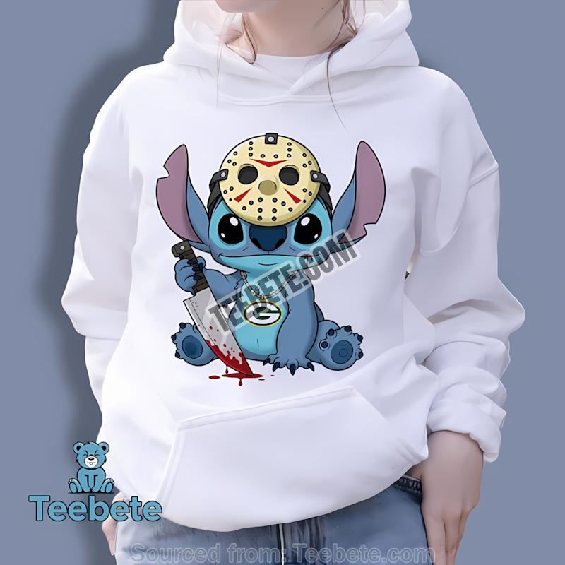 Green Bay Packers Stitch Jason Halloween Classic Hoodie Green Bay Packers Stitch Jason Halloween Classic Hoodie