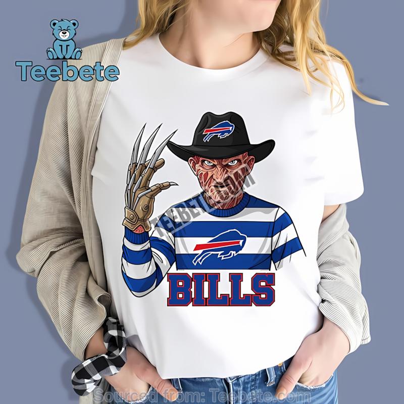 Halloween Buffalo Bills Freddy Krueger Shirt