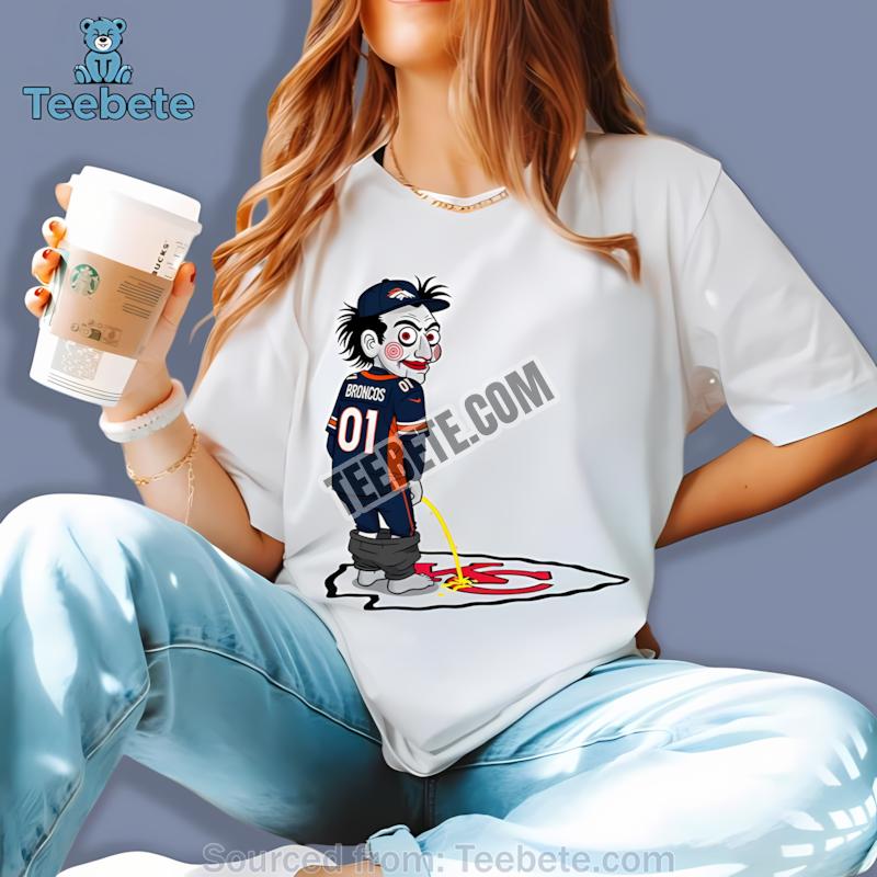 Halloween Denver Broncos Billy Puppet Chiefs Rivalry Shirt