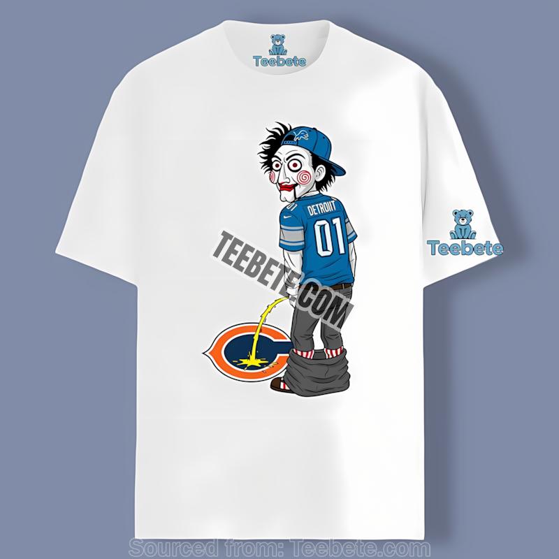 Halloween Detroit Lions Billy Puppet Chicago Bears Rivalry Shirt