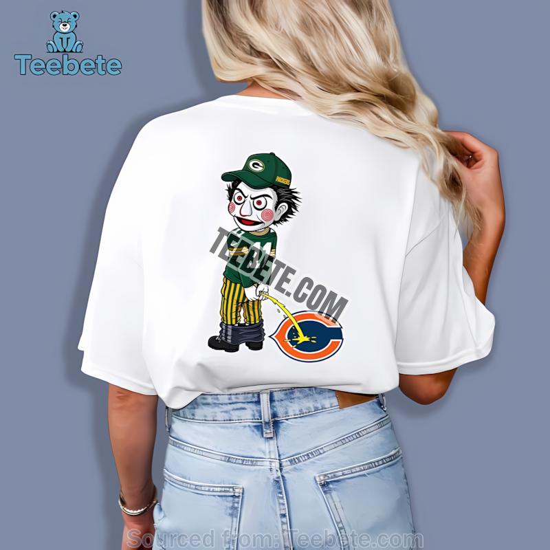 Halloween Green Bay Packers Billy Puppet Chicago Bears Rivalry Shirt