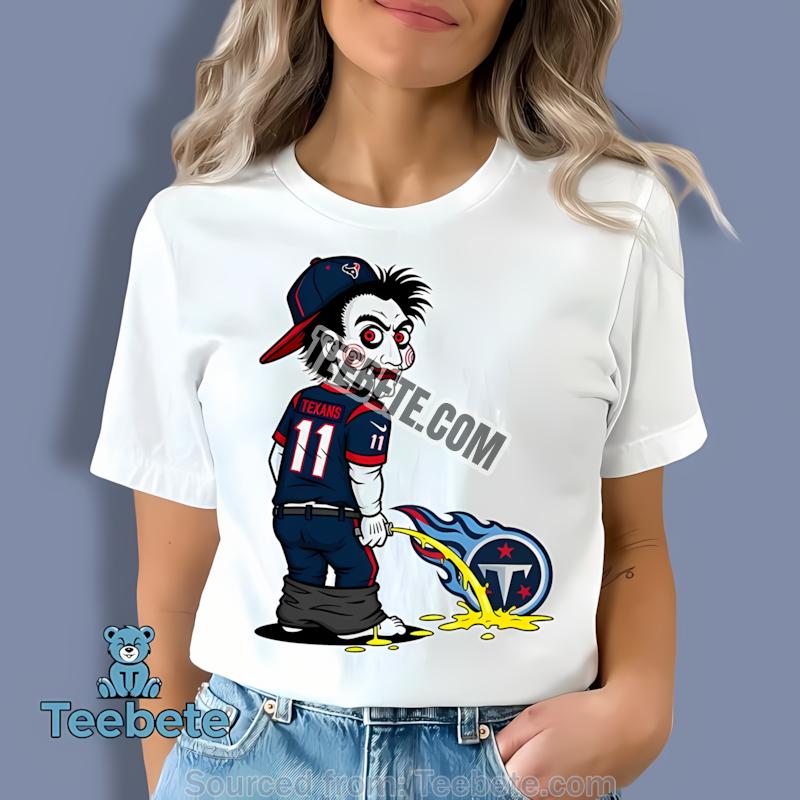 Halloween Houston Texans Billy Puppet Vs Titans Rivalry Shirt