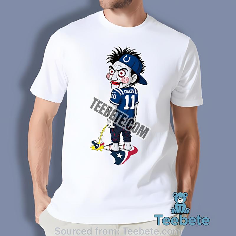 Halloween Indianapolis Colts Billy Puppet Texans Rivalry Shirt