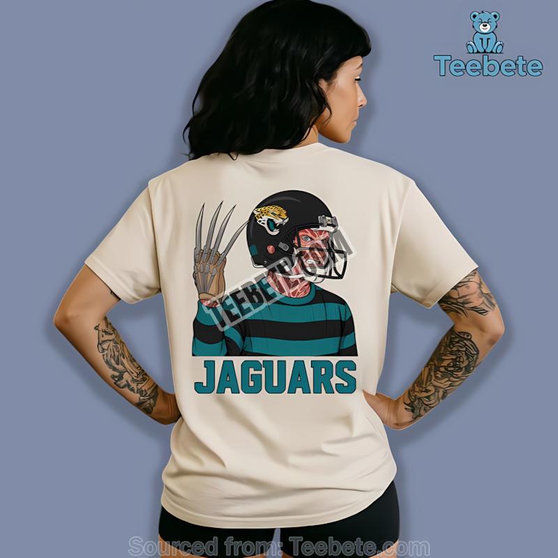 Halloween Jacksonville Jaguars Freddy Krueger Shirt