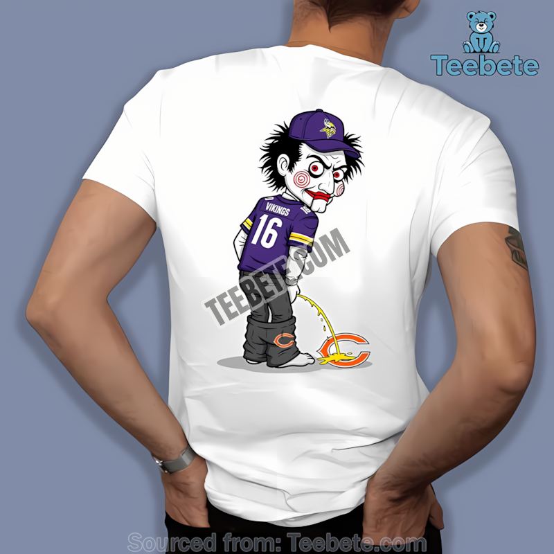 Halloween Minnesota Vikings Billy Puppet Chicago Bears Rivalry Shirt