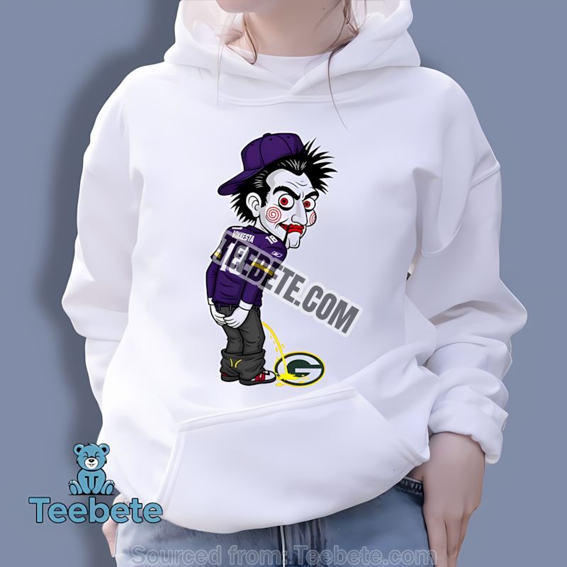 Halloween Minnesota Vikings Billy Puppet Packers Rivalry Hoodie Halloween Minnesota Vikings Billy Puppet Packers Rivalry Hoodie
