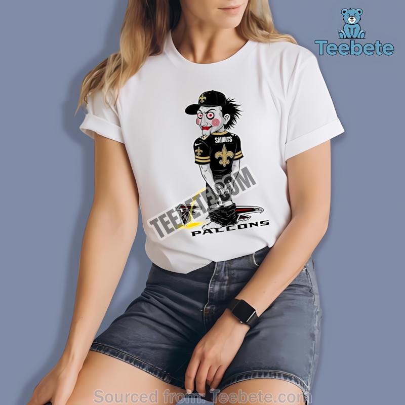 Halloween New Orleans Saints Billy Puppet Falcons Rivalry Shirt