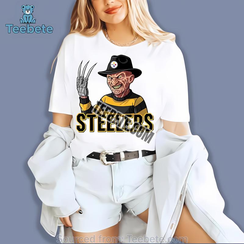 Halloween Pittsburgh Steelers Freddy Krueger Shirt