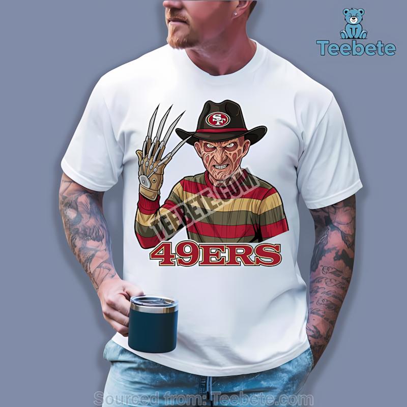 Halloween San Francisco 49Ers Freddy Krueger Shirt