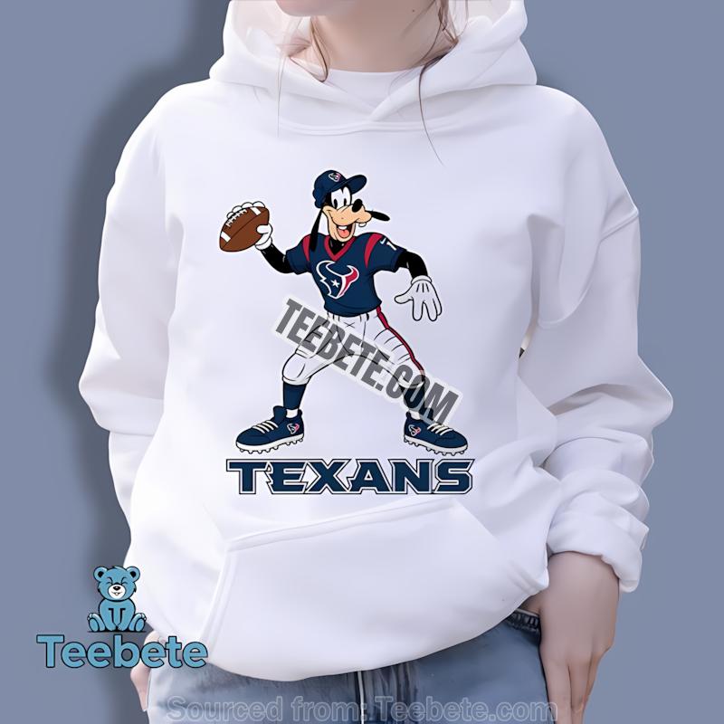 Houston Texans Goofy Football Quarterback Hoodie Houston Texans Goofy Football Quarterback Hoodie