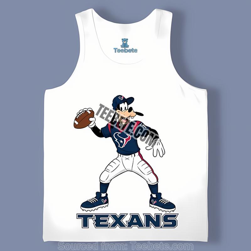 Houston Texans Goofy Football Quarterback Tanktop Houston Texans Goofy Football Quarterback Tanktop