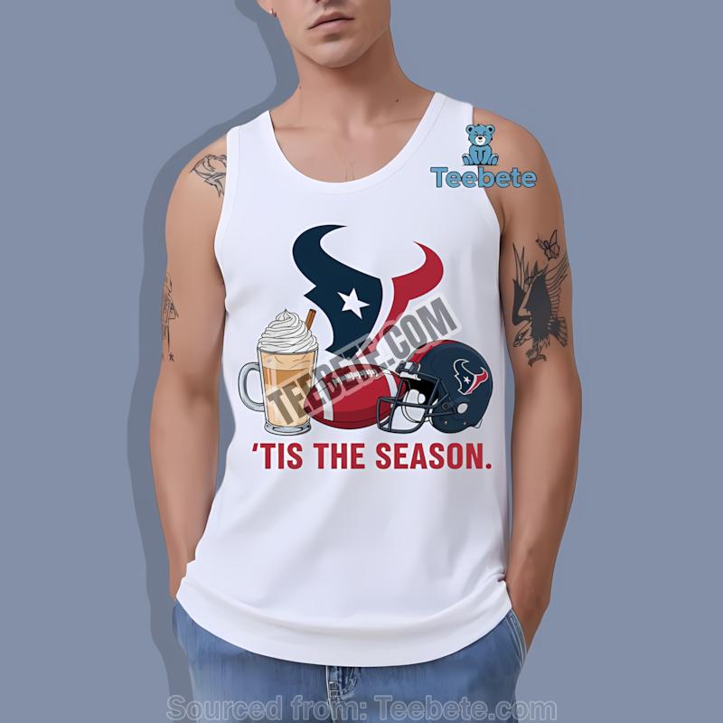 Houston Texans Pumpkin Spice Fall Football Tanktop Houston Texans Pumpkin Spice Fall Football Tanktop