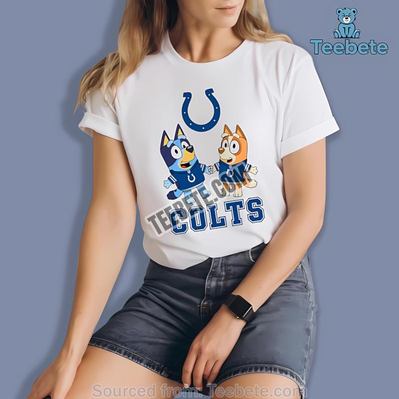 Indianapolis Colts Bluey Bingo Trick Or Treat Halloween Shirt