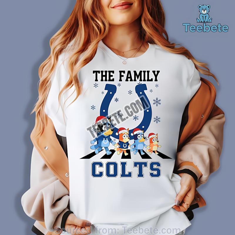 Indianapolis Colts Bluey Bingo Trick Or Treat Halloween Shirt