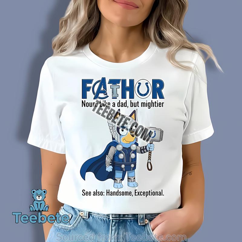 Indianapolis Colts Bluey Halloween Parade Costume Shirt