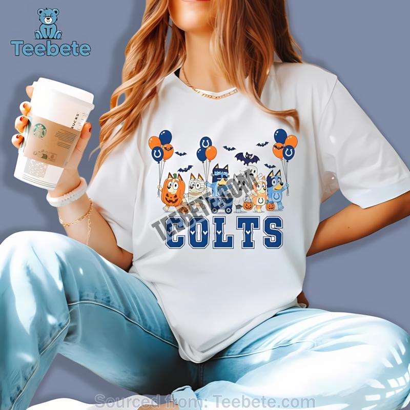 Indianapolis Colts Bluey Halloween Parade Costume Shirt