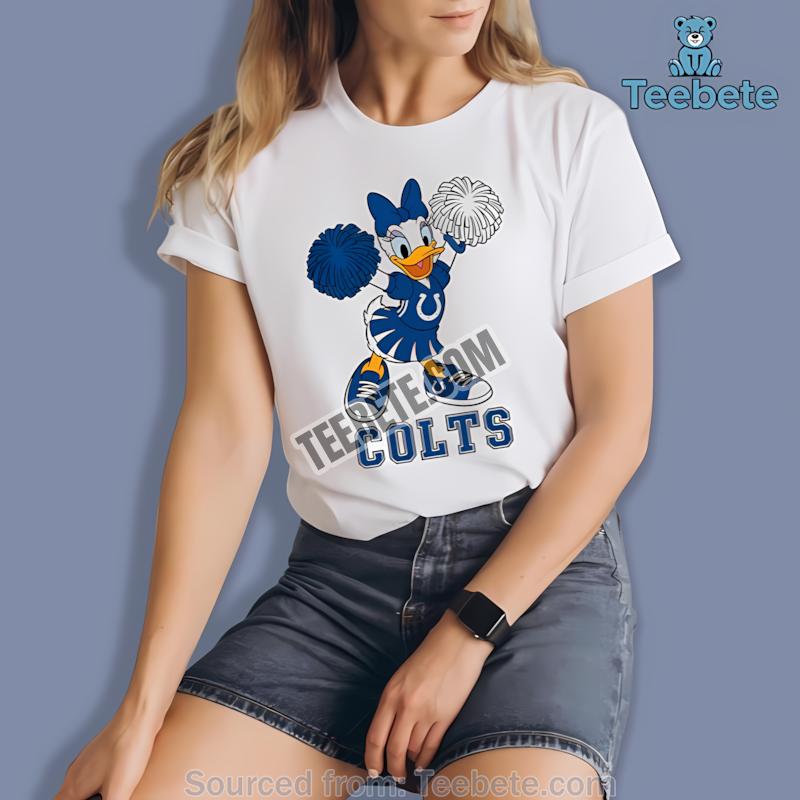 Indianapolis Colts Daisy Duck Cheerleader Shirt