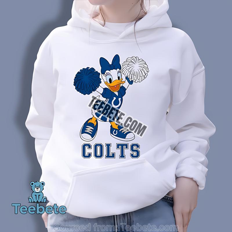 Indianapolis Colts Daisy Duck Cheerleader Hoodie Indianapolis Colts Daisy Duck Cheerleader Hoodie