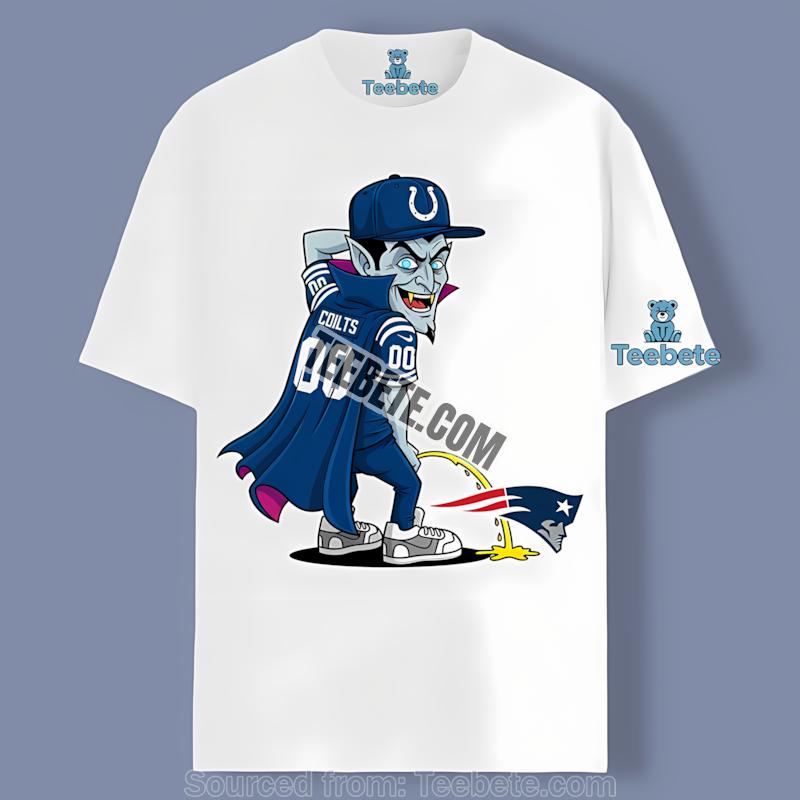 Indianapolis Colts Dracula Patriots Rivalry Halloween Shirt