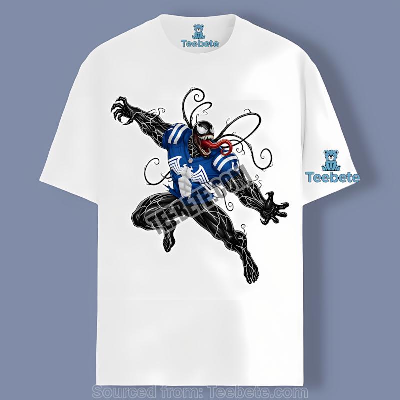 Indianapolis Colts Halloween Venom Supervillain Shirt