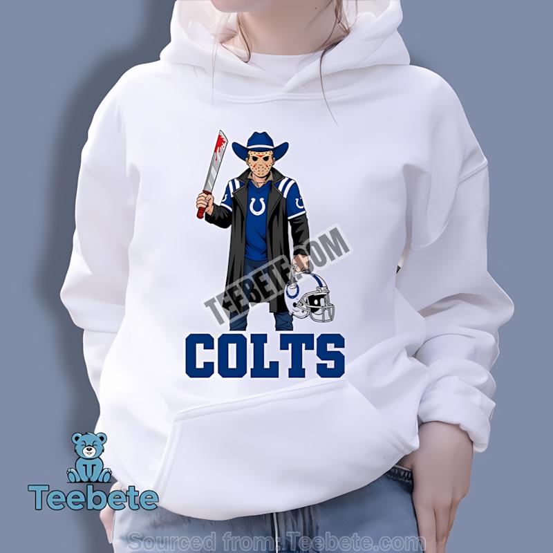 Indianapolis Colts Jason Voorhees Halloween Horror Hoodie Indianapolis Colts Jason Voorhees Halloween Horror Hoodie