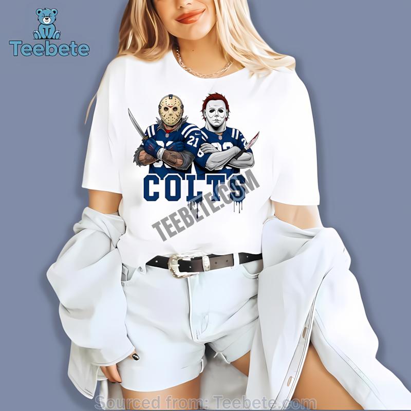 Indianapolis Colts Jason Voorhees Michael Myers Horror Shirt