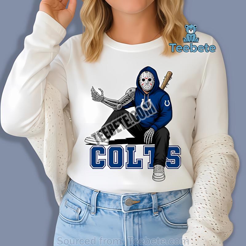 Indianapolis Colts Jason Voorhees Street Halloween Long Sleeve Indianapolis Colts Jason Voorhees Street Halloween Long Sleeve