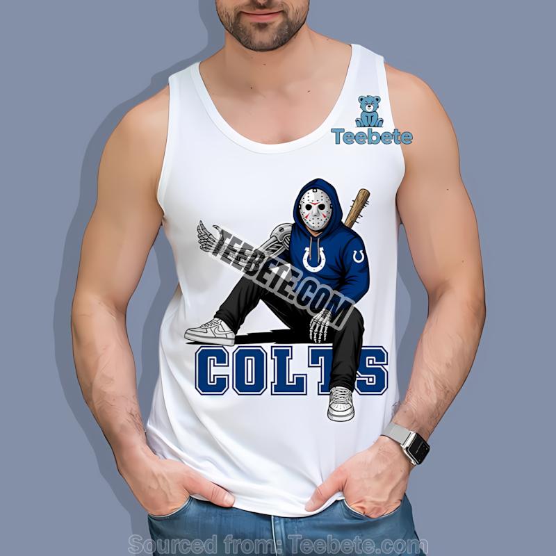 Indianapolis Colts Jason Voorhees Street Halloween Tanktop Indianapolis Colts Jason Voorhees Street Halloween Tanktop