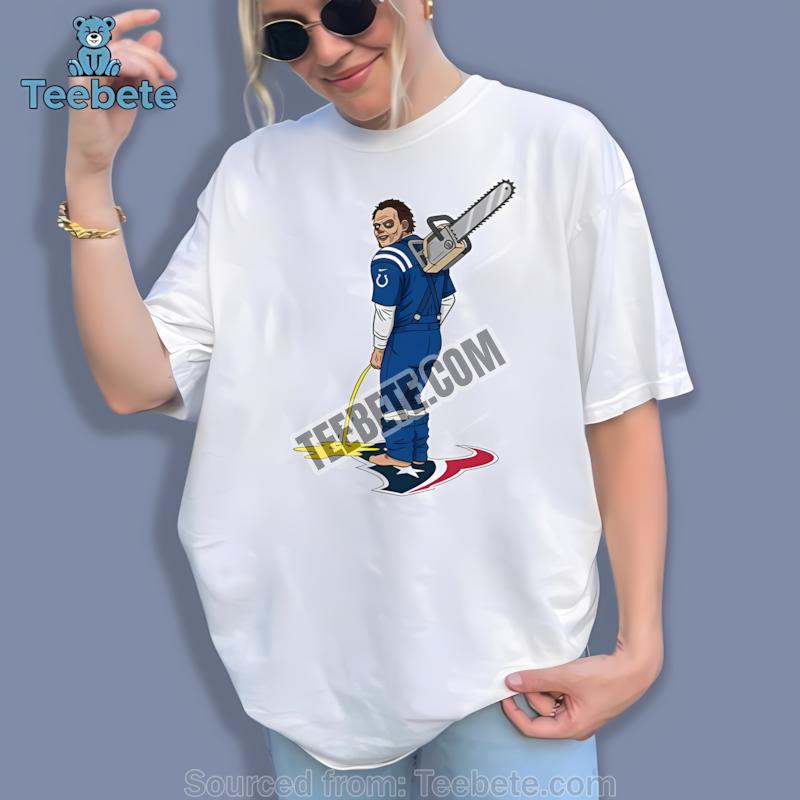 Indianapolis Colts Leatherface Patriots Rivalry Horror Shirt Indianapolis Colts Leatherface Patriots Rivalry Horror Shirt