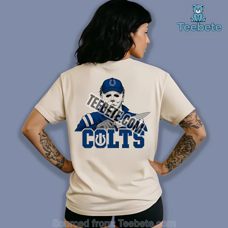 Indianapolis Colts Michael Myers Spooky Halloween Shirt