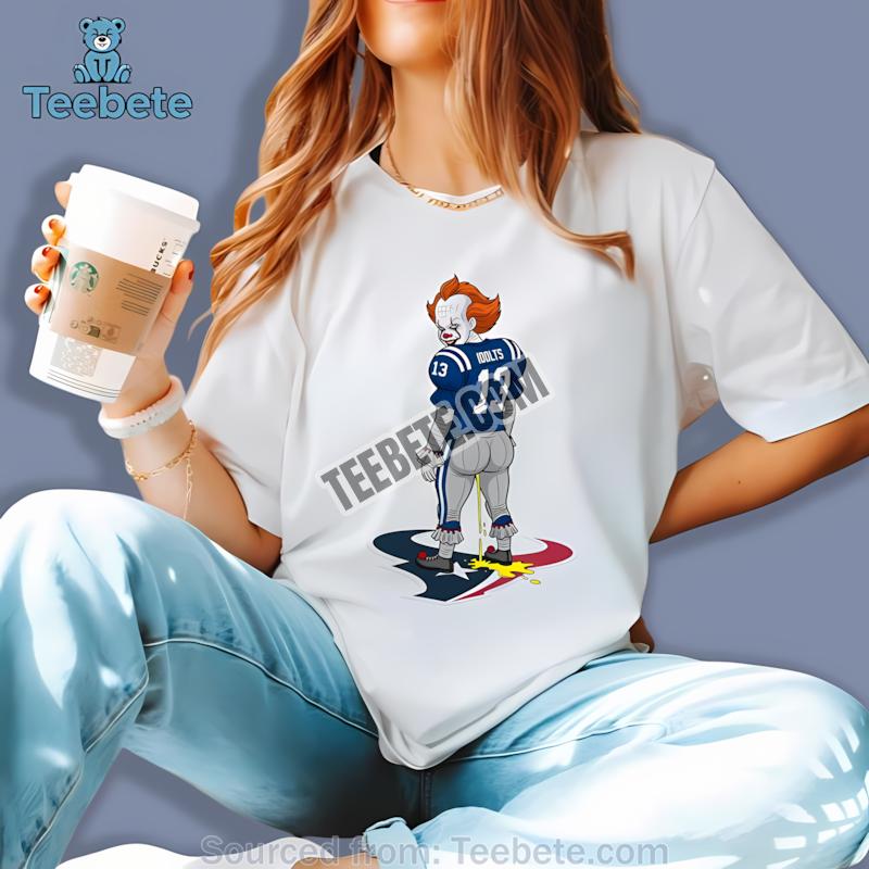 Indianapolis Colts Pennywise Texans Rivalry Halloween Shirt