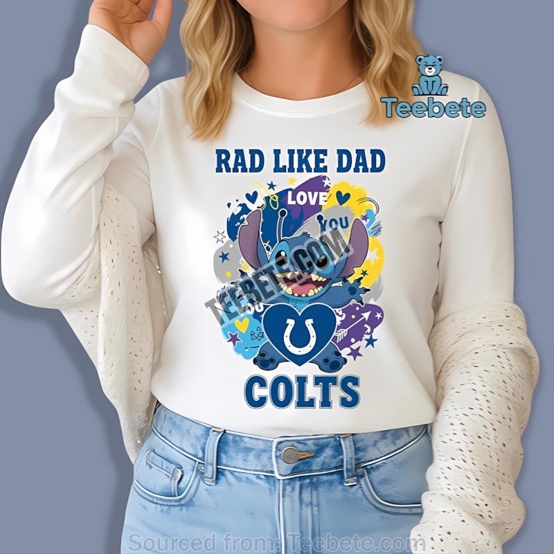 Indianapolis Colts Stitch Rad Like Dad Long Sleeve Indianapolis Colts Stitch Rad Like Dad Long Sleeve