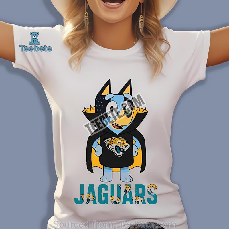 Jacksonville Jaguars Bluey Vampire Shirt