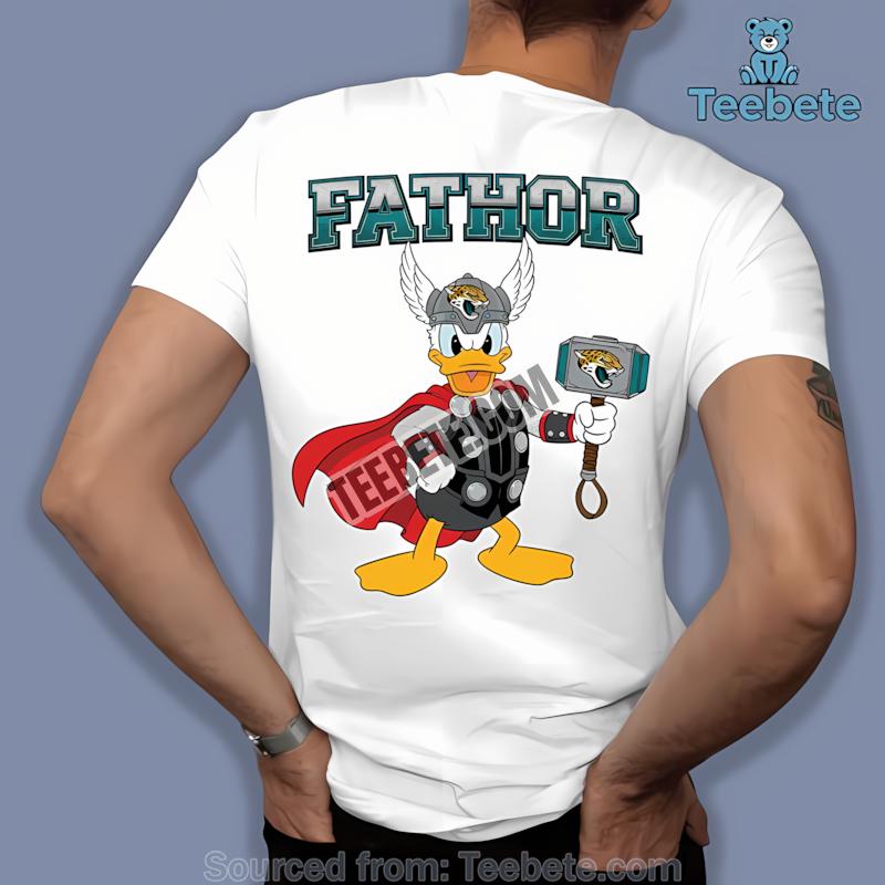Jacksonville Jaguars Donald Duck Fathor Shirt