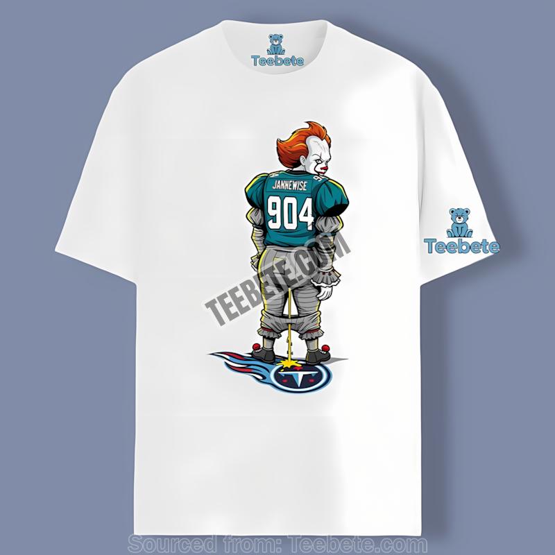 Jacksonville Jaguars Halloween Pennywise Tennessee Titans Rivalry Shirt