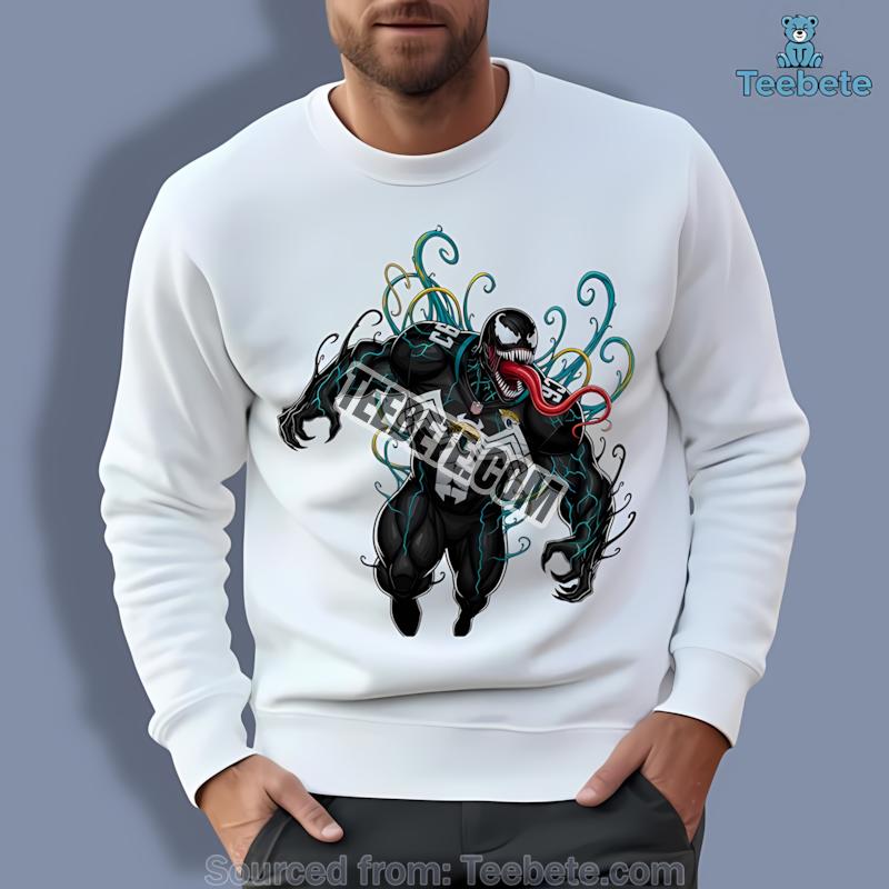 Jacksonville Jaguars Halloween Venom Long Sleeve Jacksonville Jaguars Halloween Venom Long Sleeve