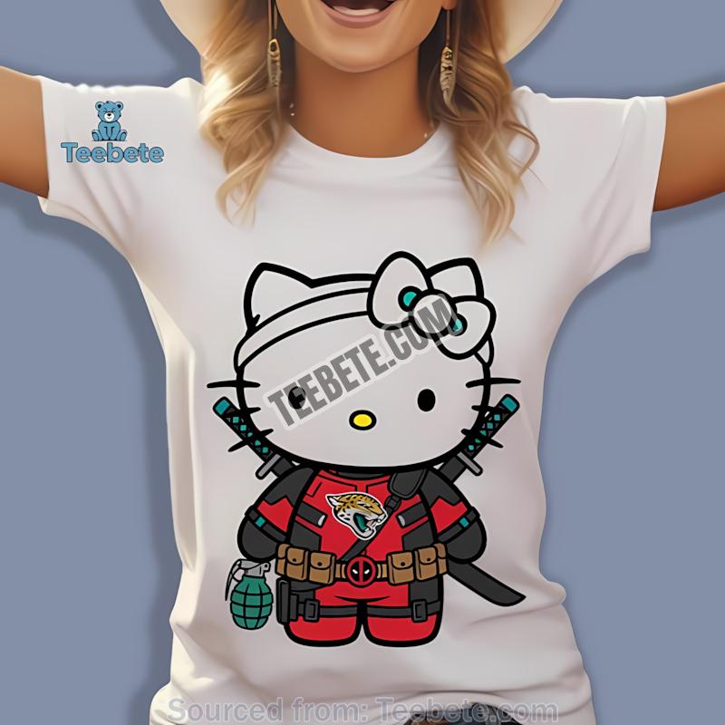 Jacksonville Jaguars Hello Kitty Deadpool Shirt
