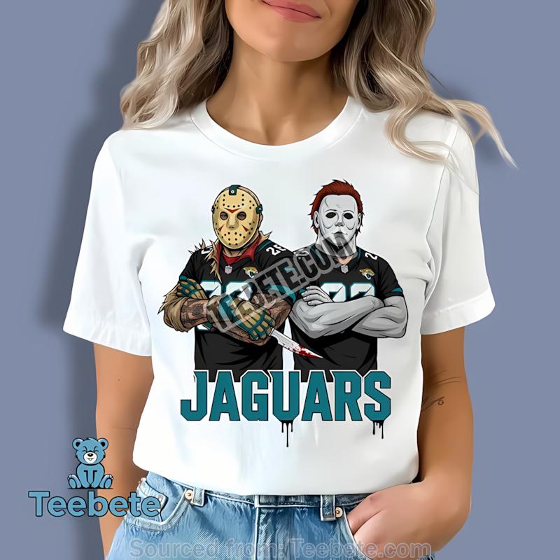 Jacksonville Jaguars Jason Voorhees Michael Myers Horror Shirt