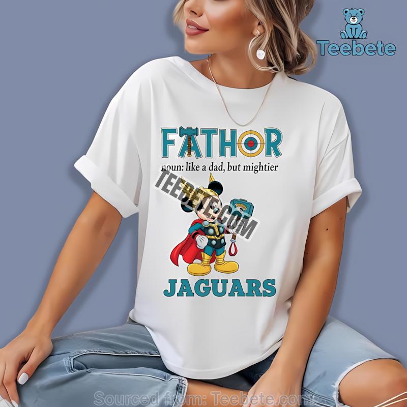 Jacksonville Jaguars Mickey Mouse Fathor Shirt