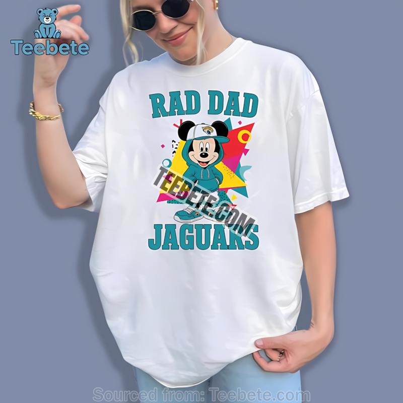 Jacksonville Jaguars Mickey Mouse Rad Dad Shirt