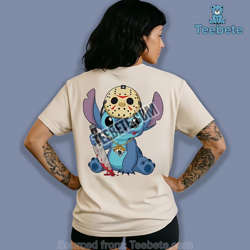 Jacksonville Jaguars Stitch Jason Halloween Shirt