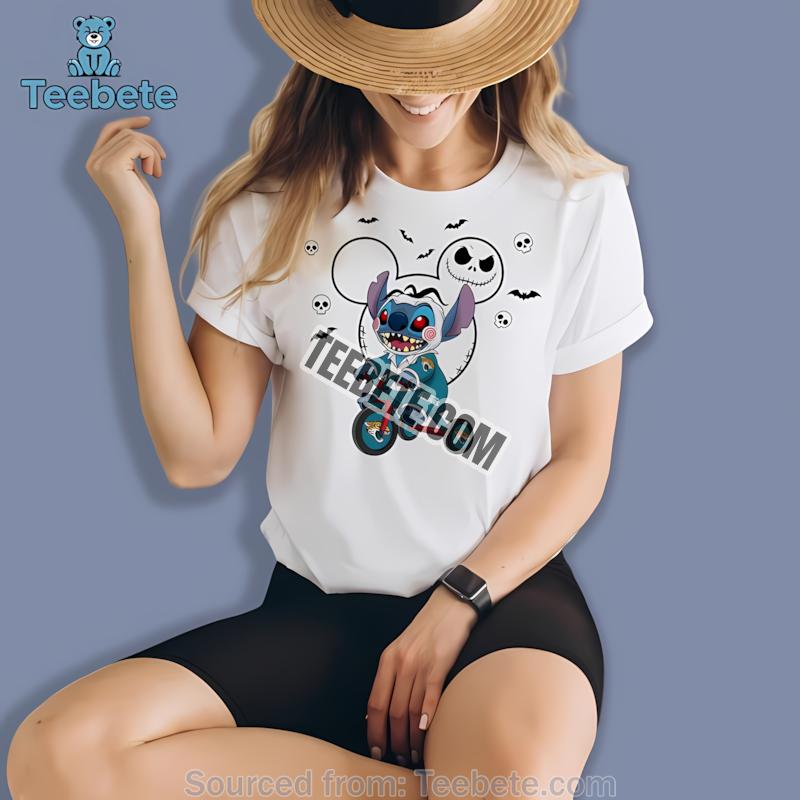 Jacksonville Jaguars Stitch Saw Halloween Shirt