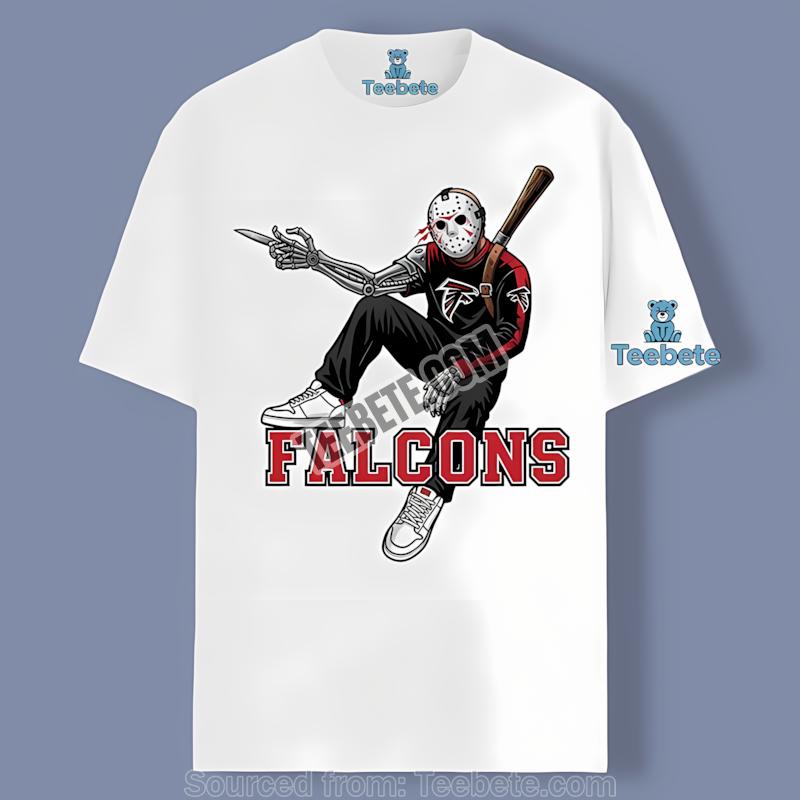 Jason Voorhees Street Halloween Atlanta Falcons Retro Tshirt