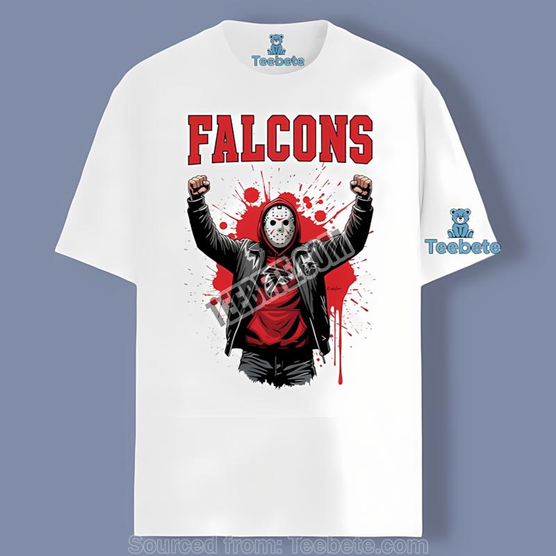 Jason Voorhees Victory Halloween Atlanta Falcons Mens Tshirt
