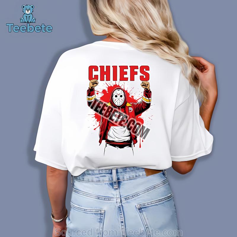 Kansas City Chiefs Jason Voorhees Victory Pose Halloween Graphic Shirt