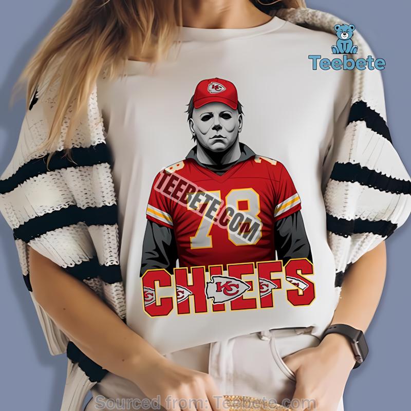 Kansas City Chiefs Michael Myers Spooky Halloween Design Shirt