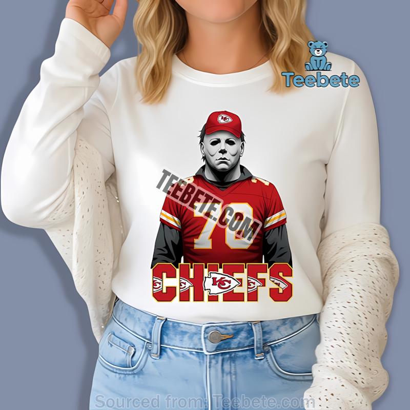 Kansas City Chiefs Michael Myers Spooky Halloween Design Long Sleeve Kansas City Chiefs Michael Myers Spooky Halloween Design Long Sleeve
