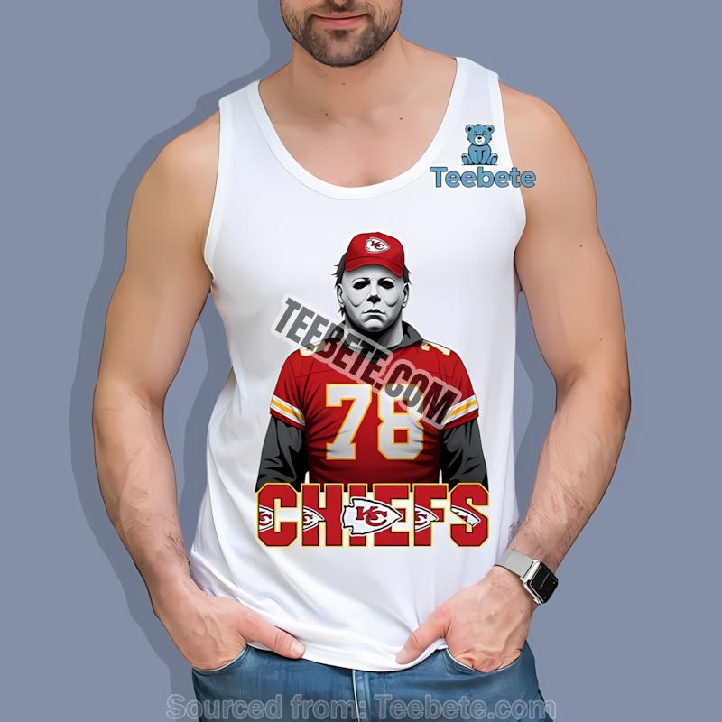 Kansas City Chiefs Michael Myers Spooky Halloween Design Tanktop Kansas City Chiefs Michael Myers Spooky Halloween Design Tanktop