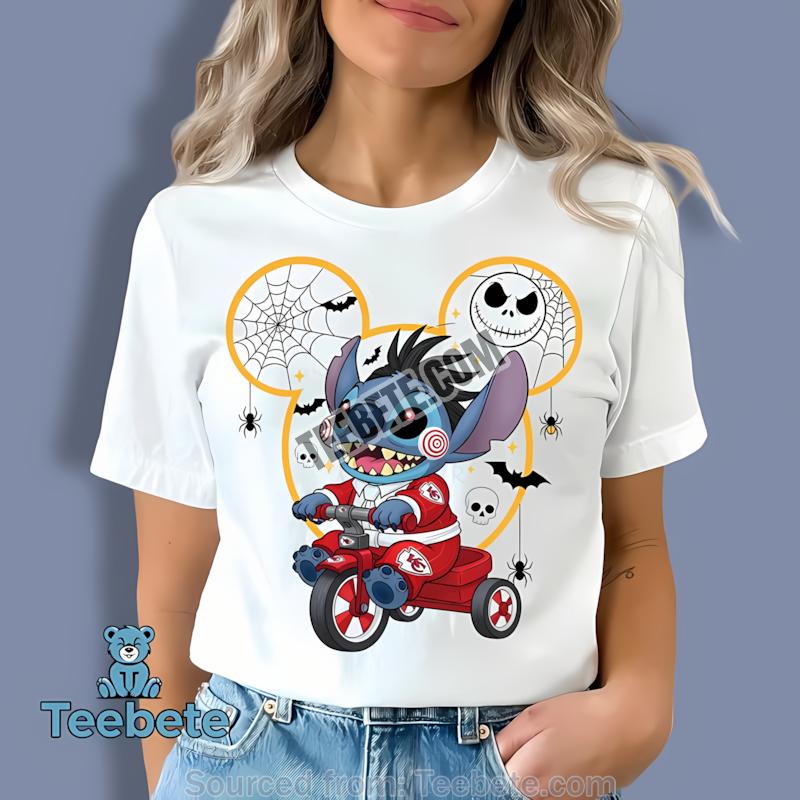 Kansas City Chiefs Stitch Saw Halloween Adults Shirt